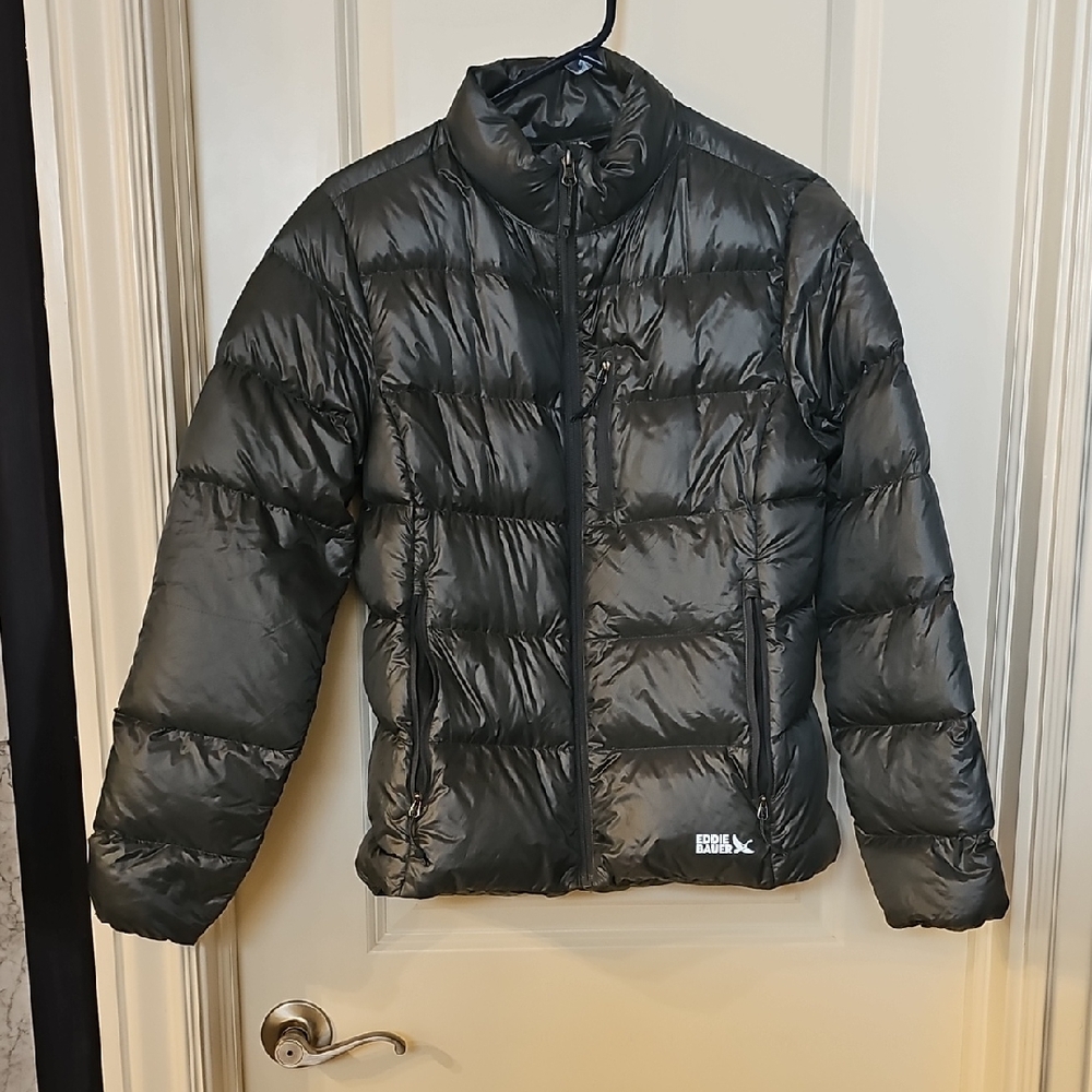 Eddie Bauer Charcoal Puffer Jacket
